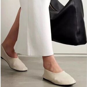 NWT/ NIB Khaite Marcy Ballet Flats- Off-White - size 38.5- US 8